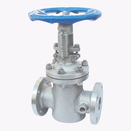 Задвижка с паровой рубашкой